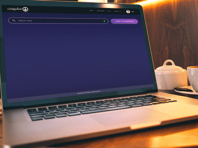 Craigslist | Redesigned web design ux ui website classified gradients dark theme redesigning craigslist