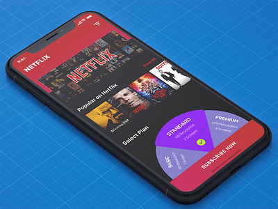 Netflix Concept black theme design hotstar iphonex netflix plans ui ux videos