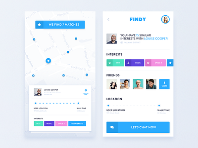 New Mobile App Design - Connecting People