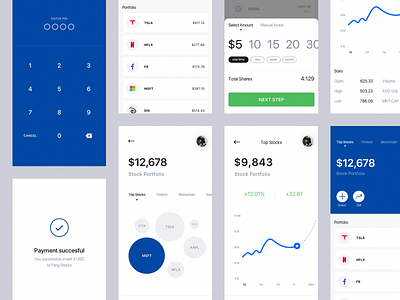 Mobile Application Dashboard for Stock Platform