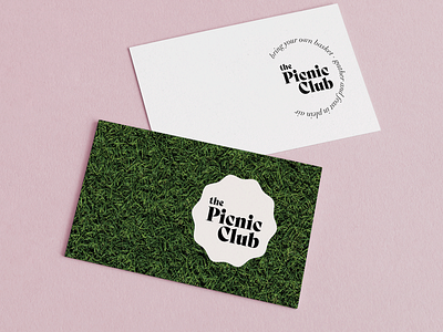 Picnic Club - business card