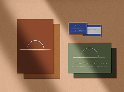 Studio Ellesteva - business cards branding business cards design logo