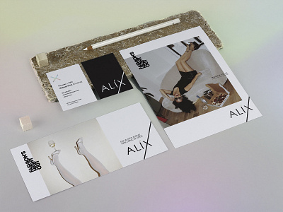 ALIX Bodysuits Fashion's Night Out brand brand identity branding business cards couture fashion fashion brand fno holographic foil letterhead logo stationery