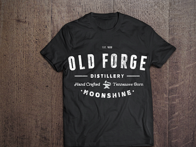 Old Forge Distillery T-Shirt alcohol distillery forge moonshine old shirt silkscreen spirits tennessee tshirt whiskey