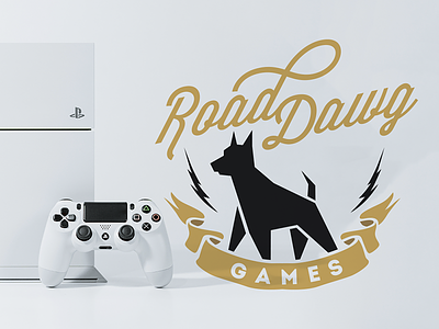 Road Dawg Games brand branding dawg dog gaming gdc logo playstation road tech technology video games