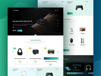 GadgetArena ecommerce gadgets minimal minimalism ui ux web design website