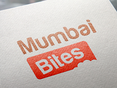 Mumbai bites brand identity eatery food logo