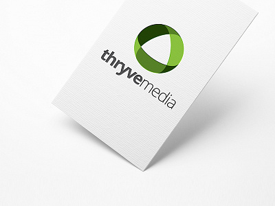 Logo Design for Thryve Media agency brand brand identitiy branding logo logo design media minimal