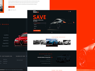 Autos.local darklight darkui design ui ui ux uiuxdesign ux web design website