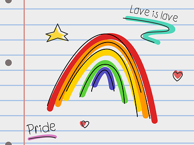 Pride drawing