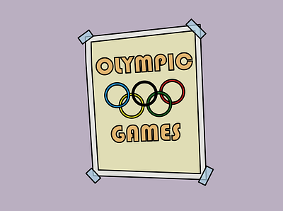 Olympic Poster affinity designer graphic design olympic poster vector vector art