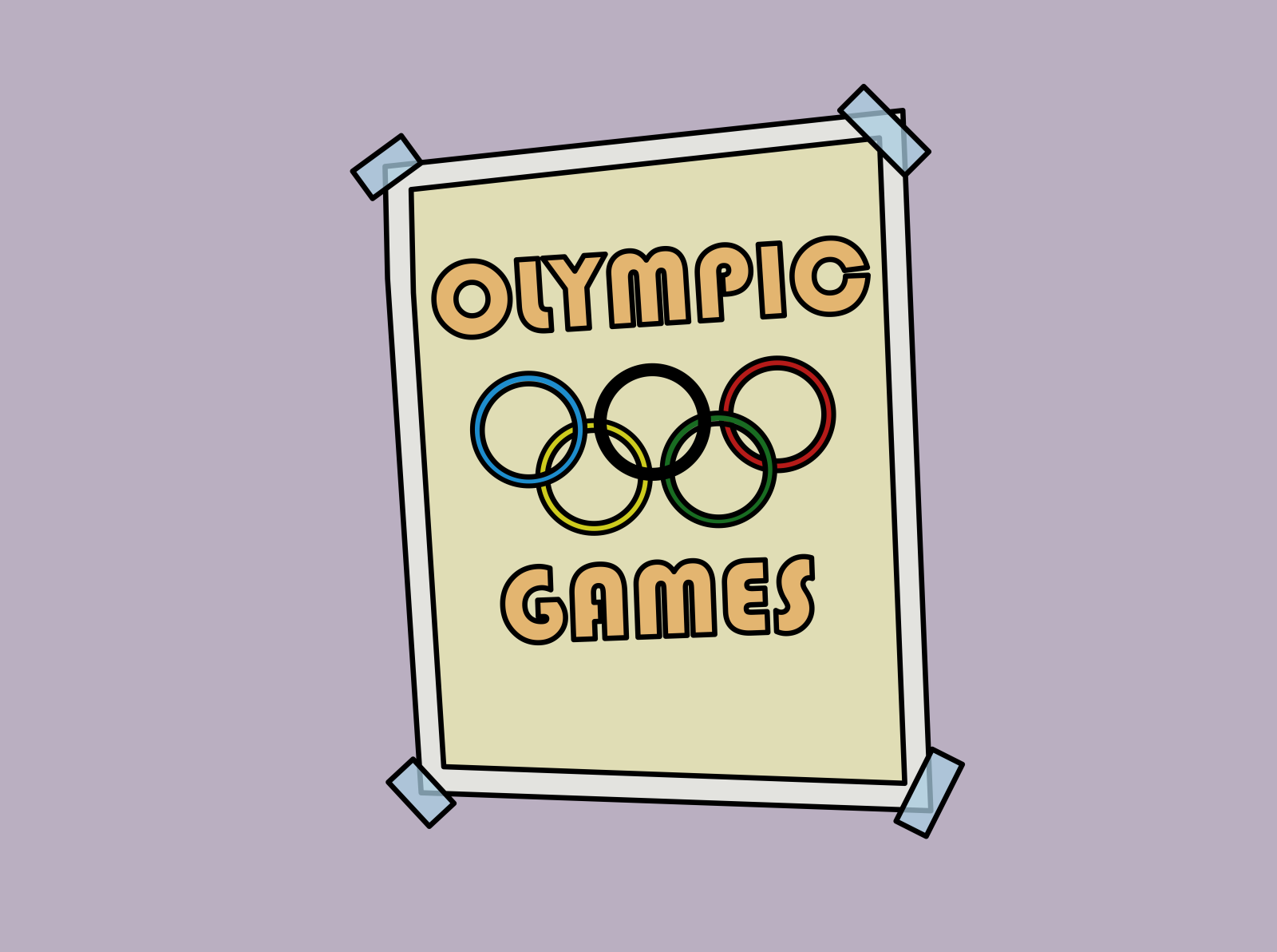 Olympic Poster by Glow on Dribbble