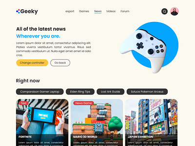 Landing Page Geeky [Home]