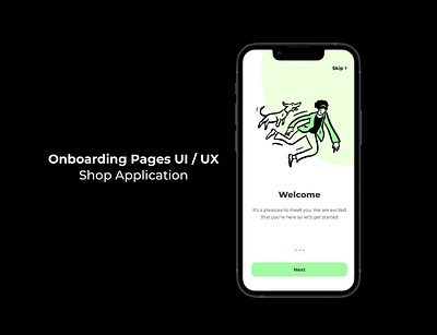 Onboarding Page design figma mobile design shop app ui ux
