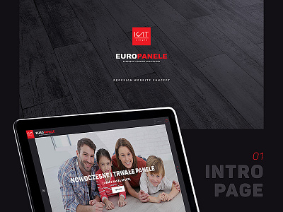 KAT SIMPLE - EUROPANELE Website redesign 2 apartment floor flooring shop store