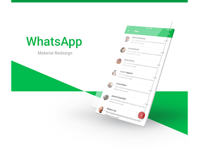 Whatsapp Material Design