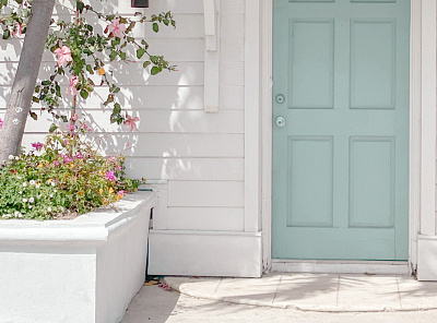 Spring Mint Print colorphotography mintgreendoor pinkandgreen springflowers springvibes