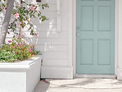 Spring Mint Print colorphotography mintgreendoor pinkandgreen springflowers springvibes