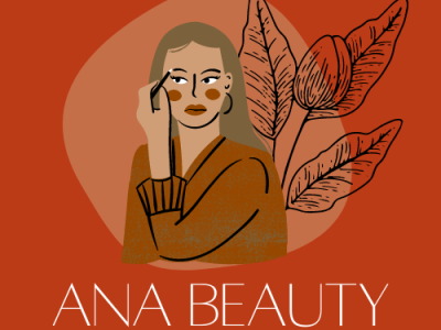 Ana Beauty´s Logo beauty brazil design illustration logo make makeup
