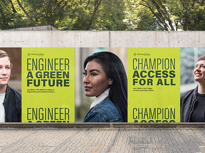 Portland State University | Brand Campaign art direction brand identity branding graphic design integrated campaign marketing campaign photography typography