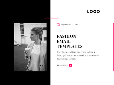 Fashion Blogger Email builder compaignmonitor dragdrop email email templates fashion mailchimp photography retail stampready