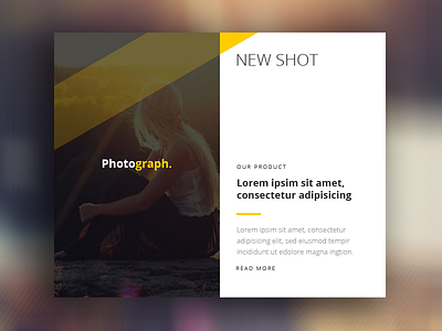 Photography Daily Notification creative email landing page photography templates