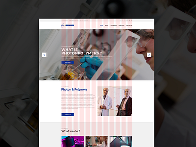 Re-Design Project chemicals corporate website