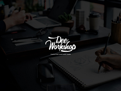 deeworkshop logo designs creative product digital etsystore lettering local goods