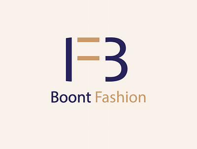 My design of Boont Fashion Logo branding design graphic design illustration letters logo typography ui ux vector