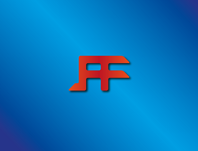 A + F logo branding design graphic design illustration letters logo typography ui ux vector