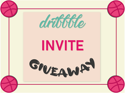 1 Dribbble Invite Giveaway ar behance branding design designer drafted dribbble community dribbble invitation dribbble invite giveaway graphic design illustration invitation invite letters logo player typography