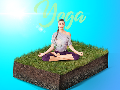 Relaxing during Yoga application application in play store branding design graphic design illustration letters logo play store typography ui ux vector yoga