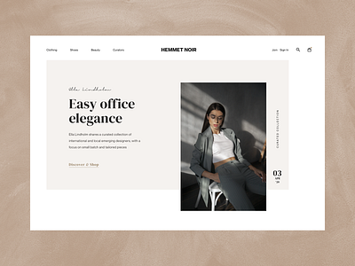 Concept Exploration: Independent Fashion Store concept digital concept ecommerce fashion minimalist typogaphy ui ux web web design website