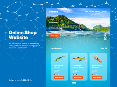 Online shop website design uya99