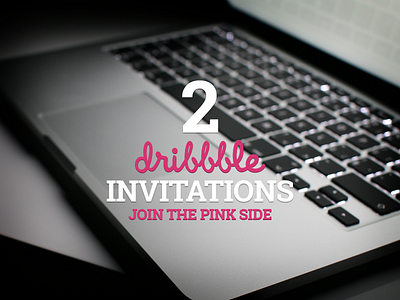 2 Dribbble invitations dribbble inivte invitation