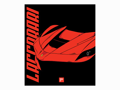 Ferrari Laferrari vector artwork app branding design graphic design illustration logo typography ui ux vector