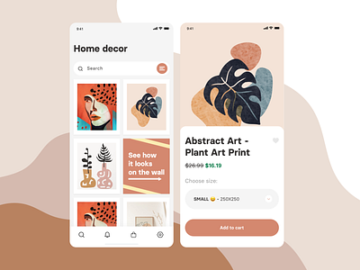 Home decor - Shopping App