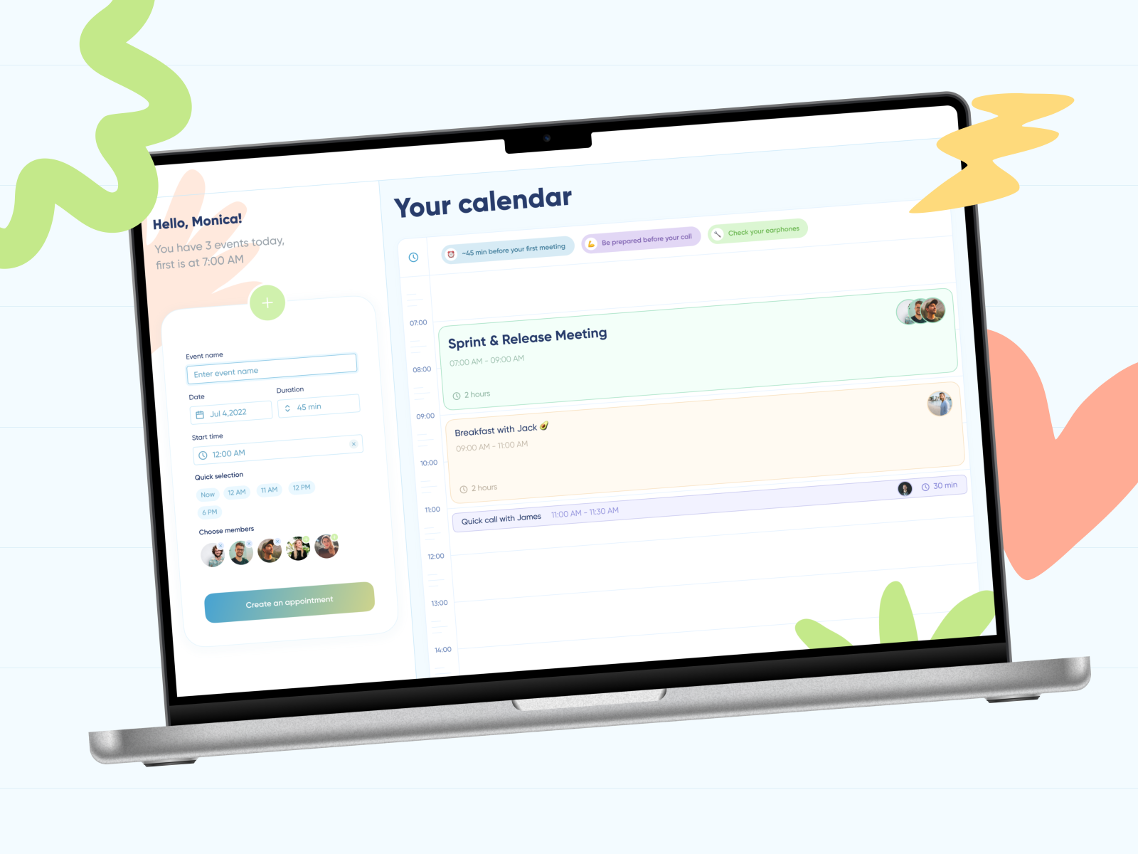 Event Calendar App by ARTSELIANOV🇺🇦 on Dribbble