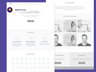 Iconshop: free Sketch wireframes