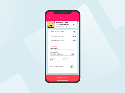 Daily UI challenge #002 — Credit Card Checkout challenge checkout concept daily daily challange daily100 figma mobile app mobile app design study project ui