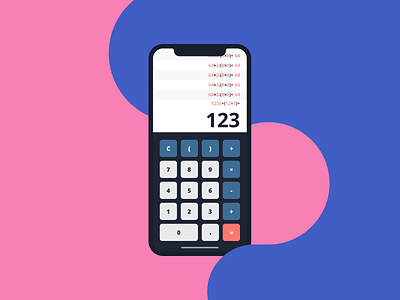 Daily UI challenge #004 — Calculator calculator challenge concept daily daily 100 figma mobile mobile app study project ui