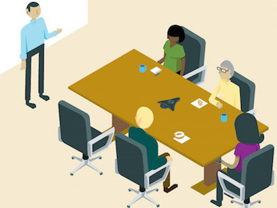 Isometric Presentation illustration isometric meeting office presentation