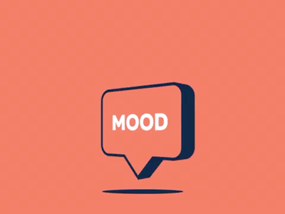 Mood: Good aftereffects animation blue feeling float gif levitate mood pink quote salmon vector