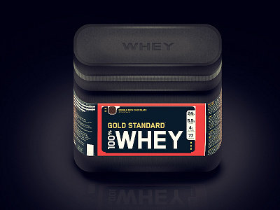 on nutrition whey gold standard icon 2d icon illustration photoshop whey