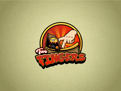 LOGO - TWO FINGERS branding character design esport esports gaming illustration logo mascot vector