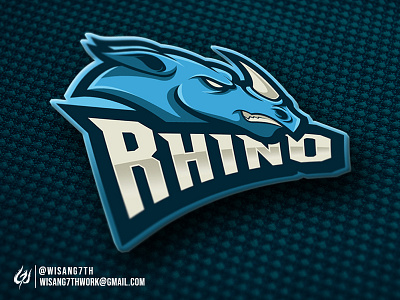 Mascot Logo Rhino