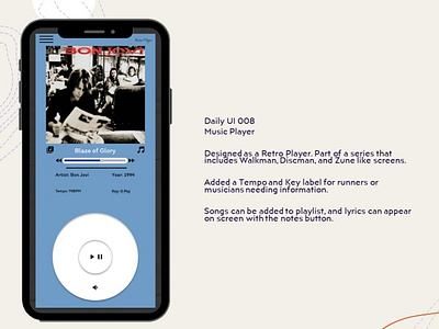 Daily UI 008 Music Player