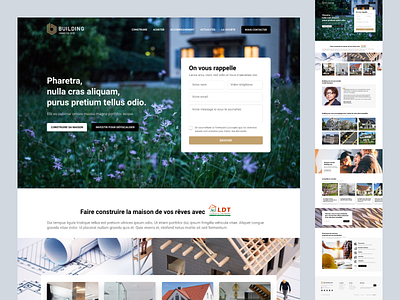 Website design + logo creation for a real estate agency