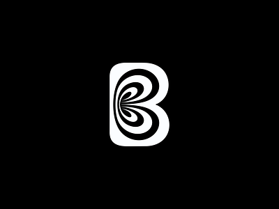Letter B Illusion b illusion jkd jkdesign letter lettering logo logotype mark monogram логотип