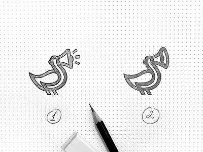 Speaker duck Logo bird branding duck illustration jkd jkdesign linelogo logo logotype loudspeaker microphone orator speaker логотип